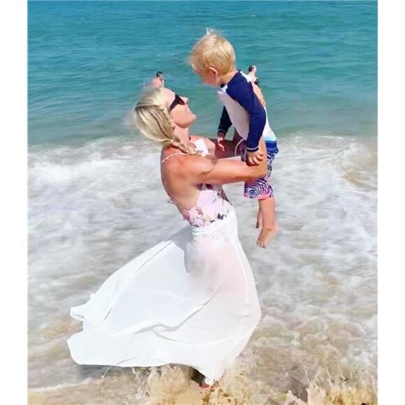 Women's Swimsuit Cover Up Summer Beach Wrap Skirt Swimwear - Picture 3 of 6